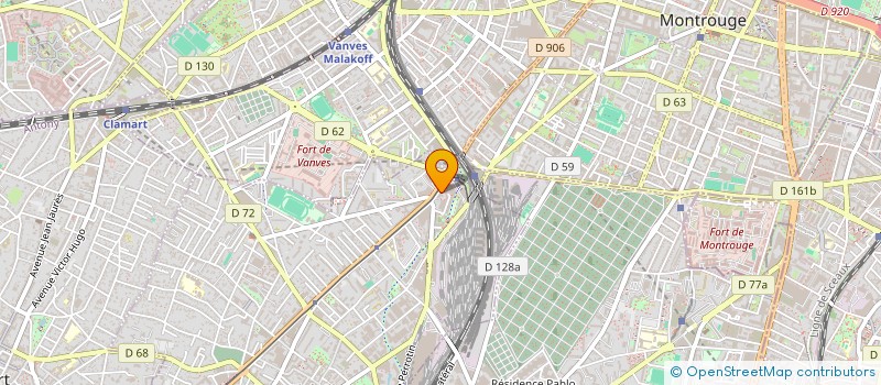 localisation de l'entreprise SCI HAVI  CHATILLON