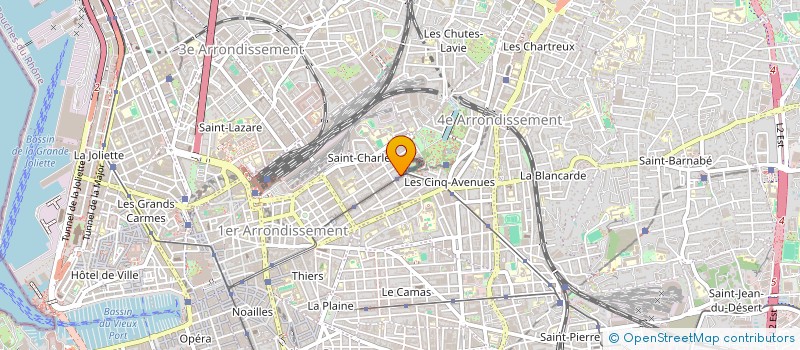 localisation de l'entreprise SCI HAVIC à MARSEILLE