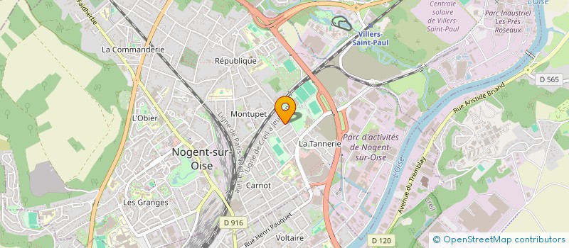 localisation de l'entreprise SCI HAVIN  NOGENT-SUR-OISE