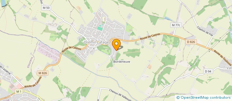 localisation de l'entreprise SCI HAVOK  DREMIL-LAFAGE