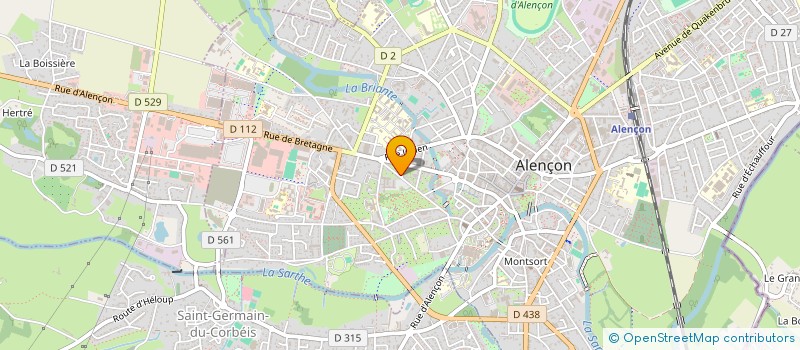 localisation de l'entreprise SCI HAVRAISE à ALENCON