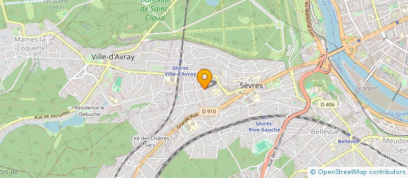 localisation de l'entreprise SCI HAVRAISE DU 4-6 PGE GEFFROY DIDELOT à SEVRES