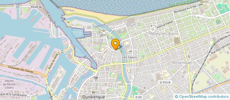 localisation de l'entreprise SCI HAVRE COTY à DUNKERQUE