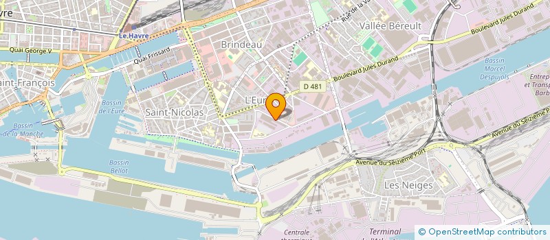 localisation de l'entreprise SCI HAVRE HOCHE à LE HAVRE