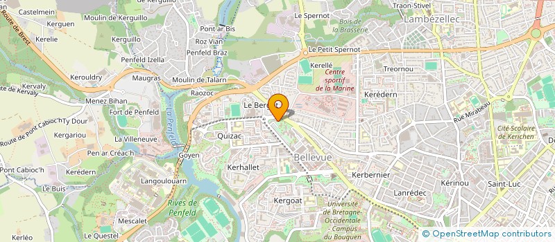 localisation de l'entreprise SCI HAWA  BREST