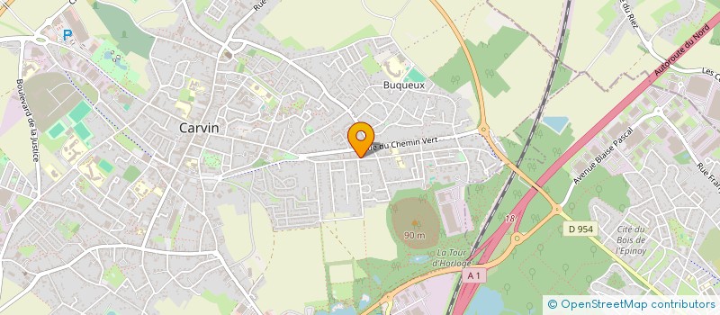 localisation de l'entreprise SCI HAYAT  CARVIN