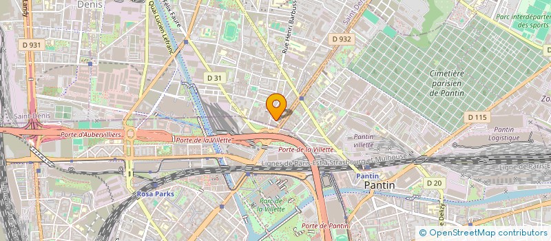 localisation de l'entreprise SCI HAYAT  AUBERVILLIERS