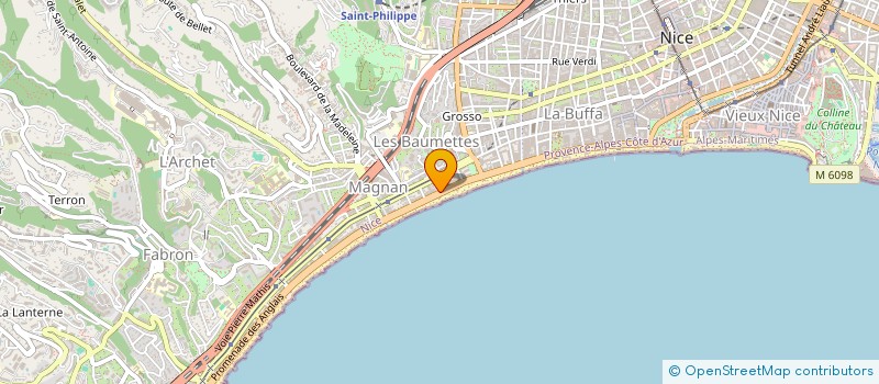 localisation de l'entreprise SCI HAYAT  NICE