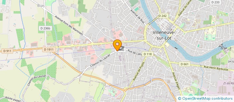 localisation de l'entreprise SCI HAYBOUR  BIAS