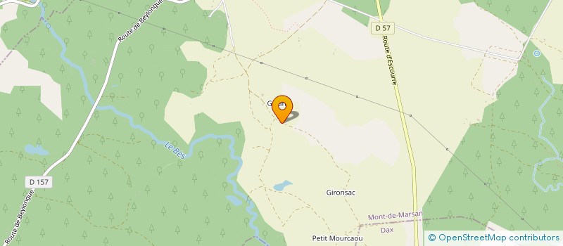 localisation de l'entreprise SCI HAYE KLEBER  OUSSE-SUZAN