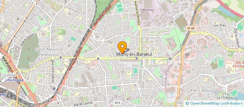 localisation de l'entreprise SCI HAYTHEM IMMO  MONS-EN-BARUL