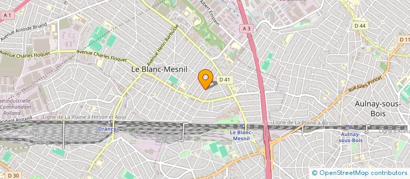 localisation de l'entreprise SCI HAZAR à LE BLANC-MESNIL