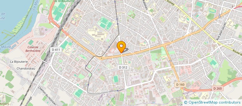 localisation de l'entreprise SCI HAZARD à ANGERS