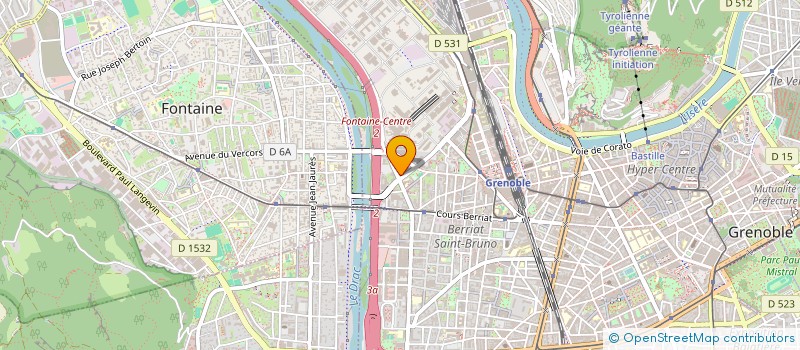 localisation de l'entreprise SCI HAZEL PERSPECTIVE  GRENOBLE