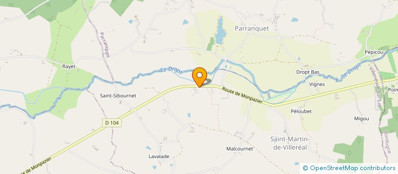 localisation de l'entreprise SCI HAZELL  SAINT-MARTIN-DE-VILLEREAL