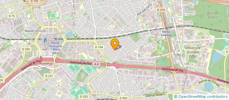 localisation de l'entreprise SCI HAZEM  NOISY-LE-GRAND
