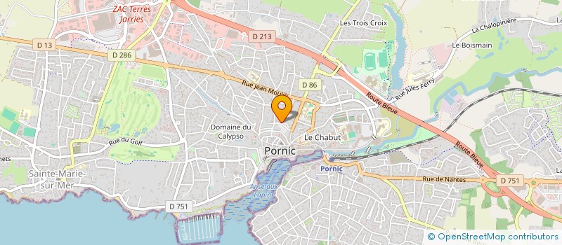 localisation de l'entreprise SCI HAZIEL  PORNIC