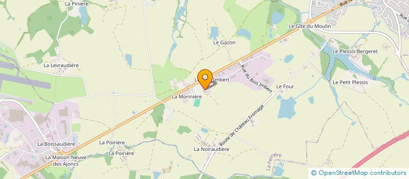 localisation de l'entreprise SCI HB  LA FERRIERE