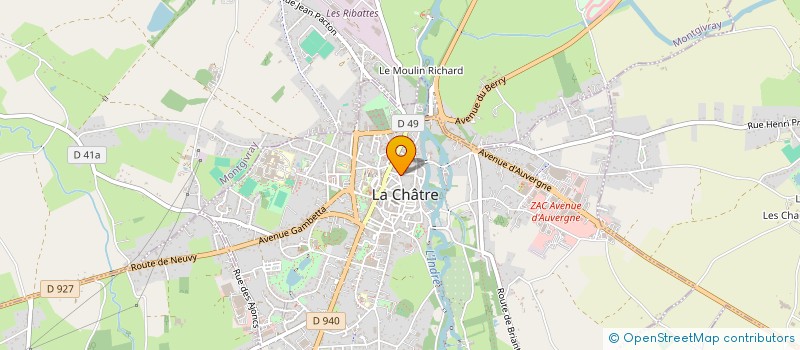 localisation de l'entreprise SCI HB à LA CHATRE