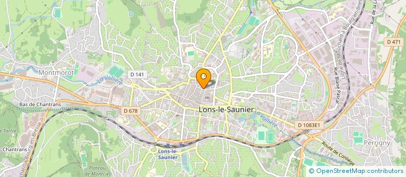localisation de l'entreprise SCI HB  LONS-LE-SAUNIER