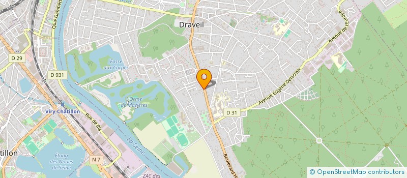 localisation de l'entreprise SCI HB 81 à DRAVEIL
