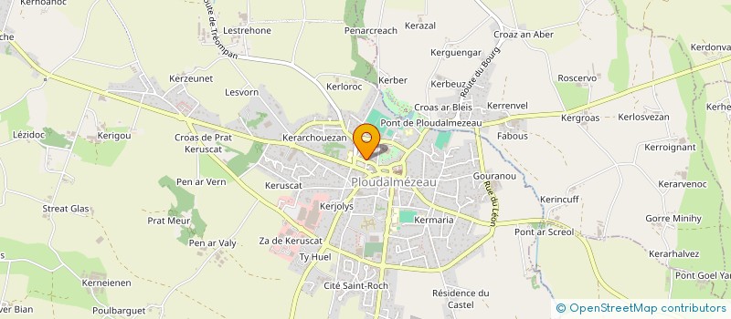 localisation de l'entreprise SCI HB  PLOUDALMEZEAU