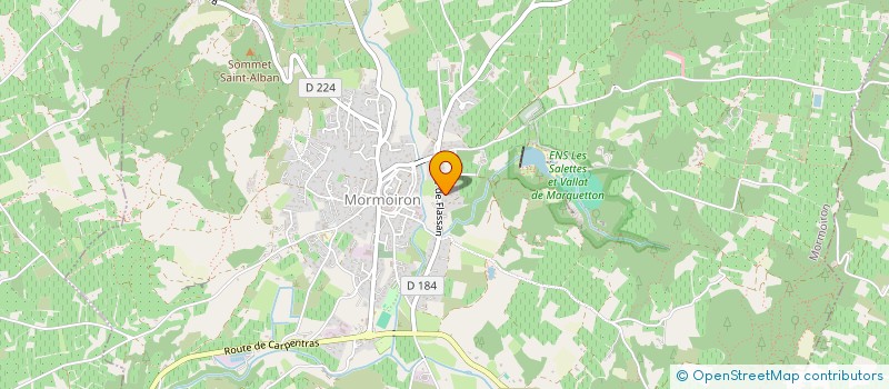 localisation de l'entreprise SCI HB  MORMOIRON