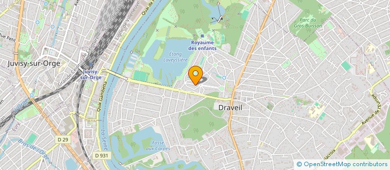 localisation de l'entreprise SCI HB DRAVEIL à DRAVEIL