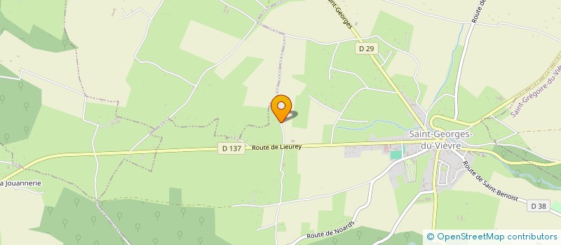 localisation de l'entreprise SCI HB IMMO  SAINT-GEORGES-DU-VIEVRE