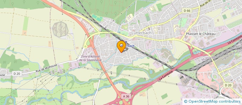 localisation de l'entreprise SCI HB IMMO PRO PAT  LUTTERBACH
