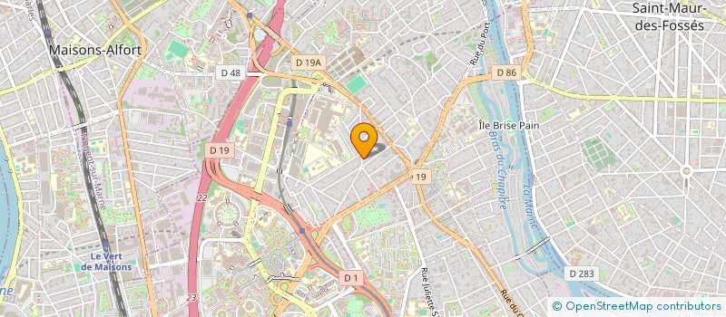 localisation de l'entreprise SCI HB INVEST  CRETEIL