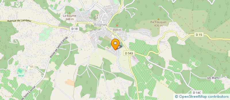 localisation de l'entreprise SCI HBB01  ROGNES