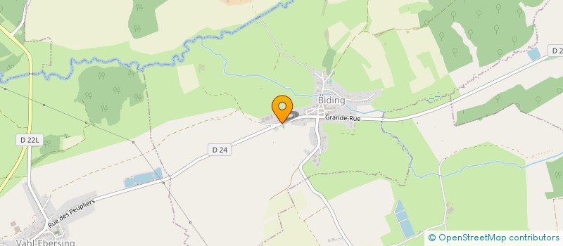 localisation de l'entreprise SCI HBC  BIDING