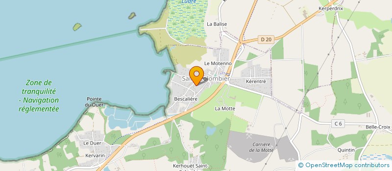 localisation de l'entreprise SCI HBC  SARZEAU