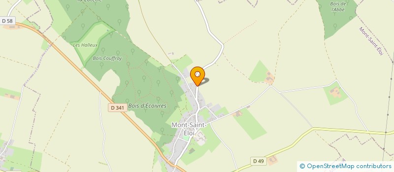 localisation de l'entreprise SCI HBD  MONT-SAINT-ELOI