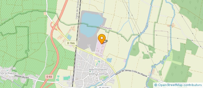 localisation de l'entreprise SCI HBG  HERRLISHEIM-PRES-COLMAR