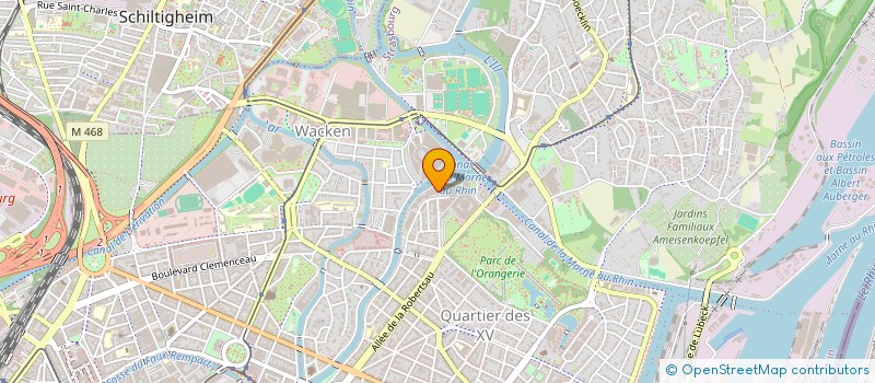 localisation de l'entreprise SCI HBGP à STRASBOURG