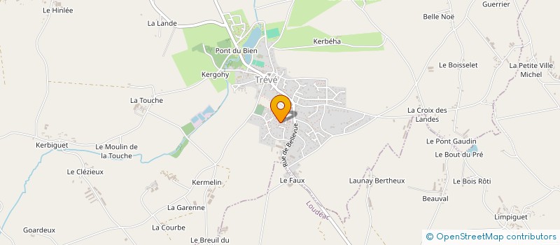 localisation de l'entreprise SCI HBH  TREVE