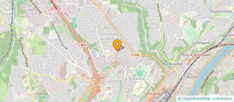 localisation de l'entreprise SCI HBJ IMMO  CHAMPAGNE-AU-MONT-D'OR