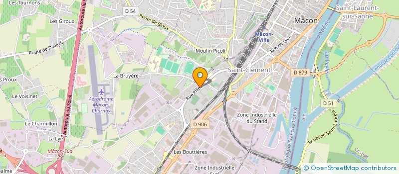 localisation de l'entreprise SCI HBK  MACON