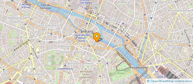 localisation de l'entreprise SCI HBL  PARIS