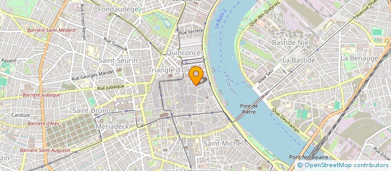 localisation de l'entreprise SCI HBLI  BORDEAUX