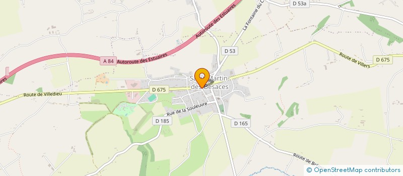 localisation de l'entreprise SCI HBM DE L'ARCHE à SOULEUVRE EN BOCAGE