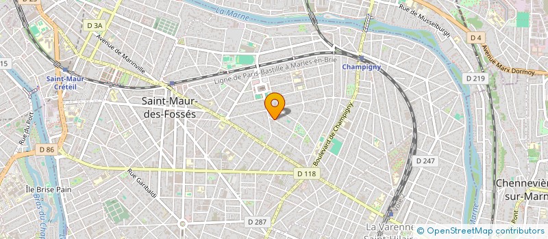 localisation de l'entreprise SCI HBMD à SAINT-MAUR-DES-FOSSES