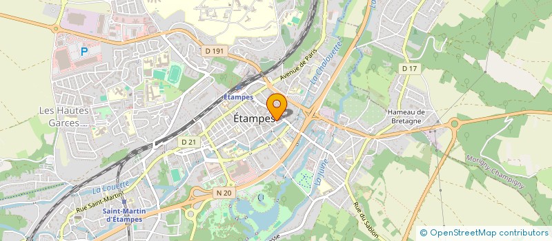 localisation de l'entreprise SCI HBN  ETAMPES