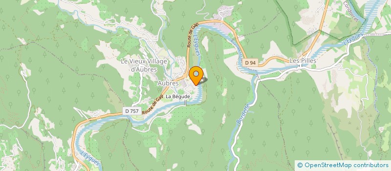 localisation de l'entreprise SCI HBP  CURNIER