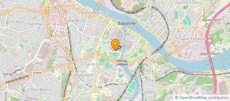 localisation de l'entreprise SCI HBP-64 à BAYONNE