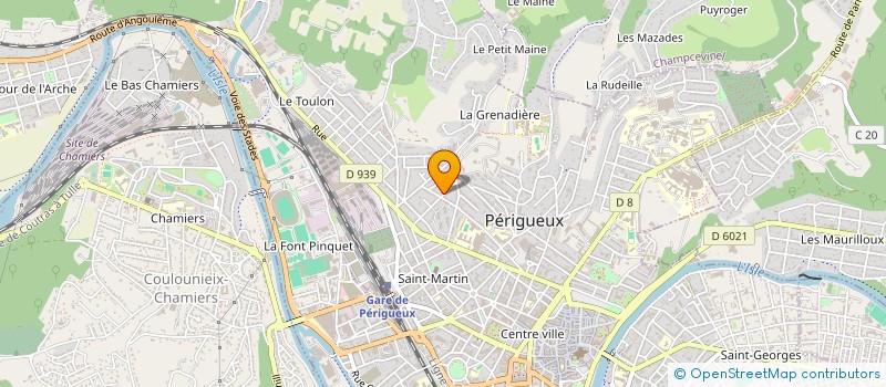 localisation de l'entreprise SCI HBPX à PERIGUEUX