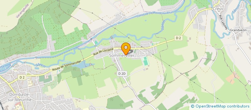 localisation de l'entreprise SCI HBR  SOMMERVILLER