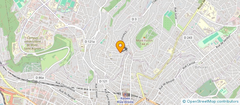 localisation de l'entreprise SCI HBS  MONT-SAINT-AIGNAN